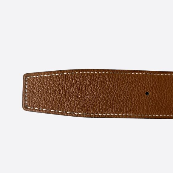 Hermes Brown & Black Reversible H Belt - Picture 3 of 4